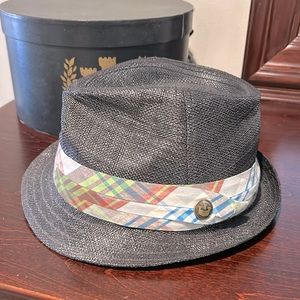 Goorin Bros straw madras hat